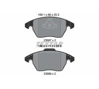 Brake pads 2358704 TEXTAR for AUDI A1