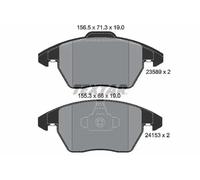 Textar Brake Pads 2358901 – Genuine OE Front Full Set of 4 for Citroen Peugeot – 1 Year Warranty