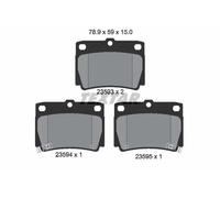 Brake pads 2359301 TEXTAR for MITSUBISHI CHALLENGER / SHOGUN SPORT I