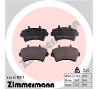 BRAKE PAD SET DISC BRAKE 23613.180.1 FOR RENAULT MASTER/II/Platform/Chassis 3.0L