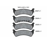 Brake pads 2362701 TEXTAR for JEEP FORD USA