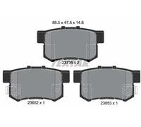 Brake pads 2365201 TEXTAR for HONDA CIVIC VII Hatchback JAZZ II CR-V Mk II FR-V