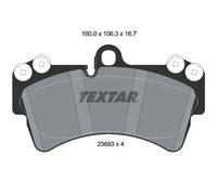 Textar Car Brake Pad Front Counterweights For Audi 2369302