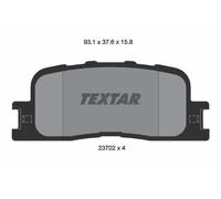 TEXTAR 2370201 Brake pad set