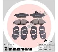 ZIMMERMANN 23711.190.1 Brake pad set