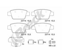 Brake pads 23714 00 704 00 BRECK for FIAT ALFA ROMEO LANCIA