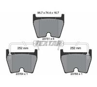 TEXTAR 2375101 Brake pad set