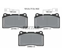 Brake pads 2375603 TEXTAR for ALFA ROMEO GIULIETTA