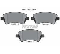 Textar Front Brake Pads fits Toyota Corolla 1.8 Flex 2376601