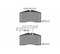 Textar Brake Pad Set 2377301 – Disc Brake for Audi A8 D2