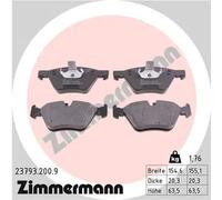 ZIMMERMANN 23793.200.9 Brake pad set