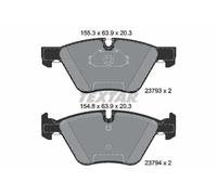 Front Brake Pad Set Prepared For Wear Indicator Fits BMW 5 Series X1 TEXTAR