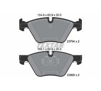 Brake Pad Set For Disc Front Teves System Fits BMW 3 Series X1 Z4 TEXTAR 2379401