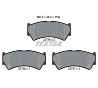 TEXTAR 2379501 Brake pad set