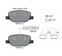 Brake pads 2381101 TEXTAR for ALFA ROMEO GIULIETTA
