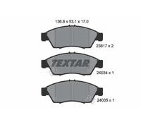 TEXTAR 2381701 Brake pad set