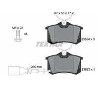 Brake pads 2382301 TEXTAR for VW SEAT