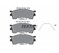 Brake pads 2384504 TEXTAR for MAZDA FORD USA