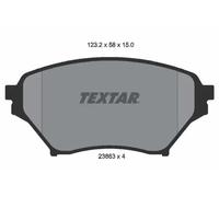 Textar Front Brake Pads fits Mazda MX-5 1.8 i RWD Mk II NB 2386301