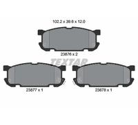 Brake pads 2387601 TEXTAR for MAZDA MX-5 Mk II