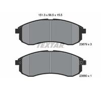 Textar 2387902 Front Axle Disc Brake Pad Set Fits Mitsubishi