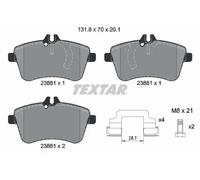 Textar Front Brake Pads fits Mercedes-Benz A-Class B-Class 2388101