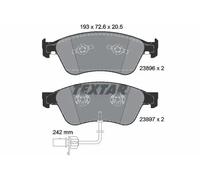 Brake pads 2389601 TEXTAR for VW AUDI