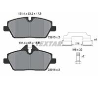 Textar Front Brake Pads fits Mini Clubman BMW 1 Series Clubvan 2 2391503