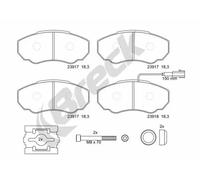 BRAKE PAD SET DISC BRAKE 23917 00 703 10 FOR PEUGEOT BOXER/Van/Bus FIAT 2.8L