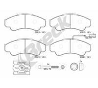 Brake pads 23919 00 703 10 BRECK for FIAT CITROËN PEUGEOT