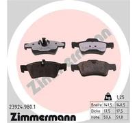 Brake pads 23924.980.1 ZIMMERMANN for MERCEDES-BENZ G-CLASS R-CLASS GL-CLASS