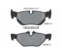 REAR BRAKE PADS SET for BMW BMW (BRILLIANCE) ZINORO