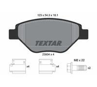 Genuine OE Textar Brake Pads Full Set Of 4 Front + Brake Caliper Screws 2393401