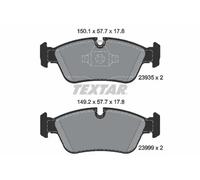 Brake pads 2393501 TEXTAR for BMW 3 1