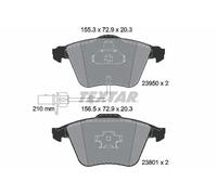 For Audi Genuine OE Textar Brake Pads Full Set Of 4 Front 2395001