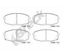 Brake pads 23966 00 701 10 BRECK for KIA HYUNDAI
