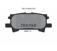 Textar 2396701 Brake Pad Set, disc brake