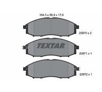 Brake pads 2397001 TEXTAR for NISSAN NP300 PICKUP PICK UP NAVARA