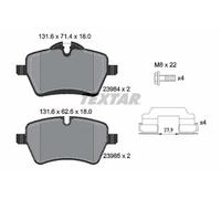 Front Textar Brake Pad Set - 2398401