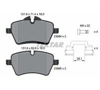 Textar Front Disc Brake Pad Set 2398404 – Fits Mini – With Accessories