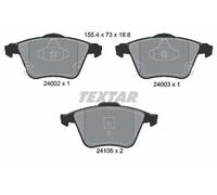 Brake pads 2400201 TEXTAR for MAZDA 6 Hatchback 6 Saloon 6 Station Wagon