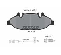Textar Front Brake Pads fits Mercedes-Benz Viano Vito Vito/Mixto 2400701
