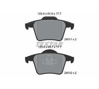 Brake pads 2401101 TEXTAR for VOLVO XC90 I