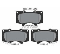 Brake Pad Set Front Sumitomo System Fits Mitsubishi Toyota TEXTAR 2402401