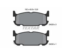 Brake pads 2402901 TEXTAR for MAZDA MX-5 Mk II
