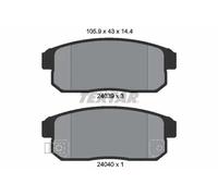 TEXTAR 2403901 Brake pad set