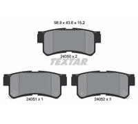 Textar Brake Pad Set 2405001 - Disc Brake - for Ssangyong/Daewoo Musso 2.3L 4-cyl