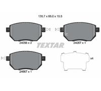 Brake pads 2405601 TEXTAR for NISSAN INFINITI