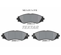 TEXTAR 2406201 Brake pad set