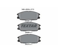 TEXTAR 2406801 Brake pad set